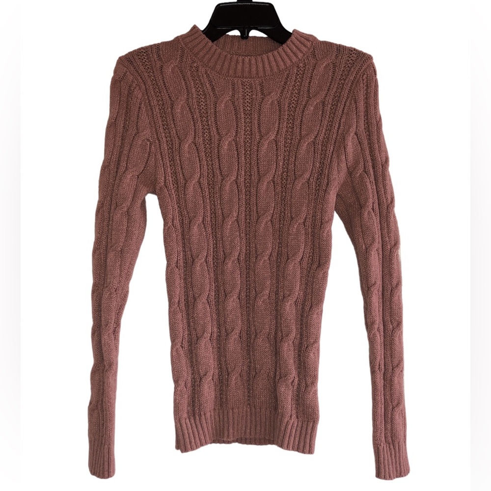 SHEIN Blush Pink Knitted Sweater in Women’s Large